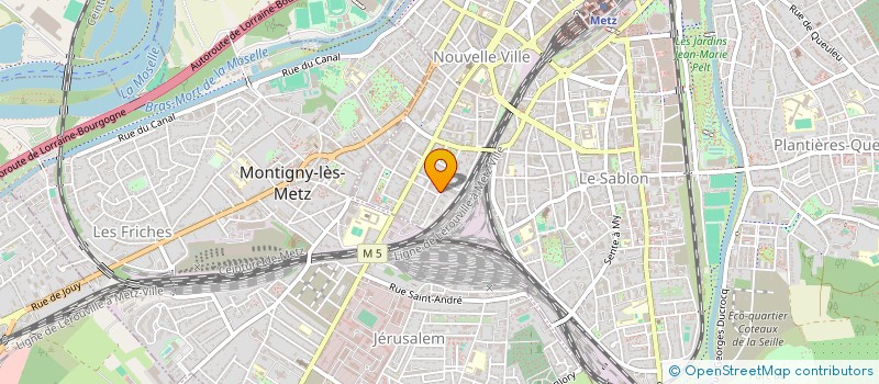 localisation de l'entreprise MONSIEUR NIHAD HAFID  METZ