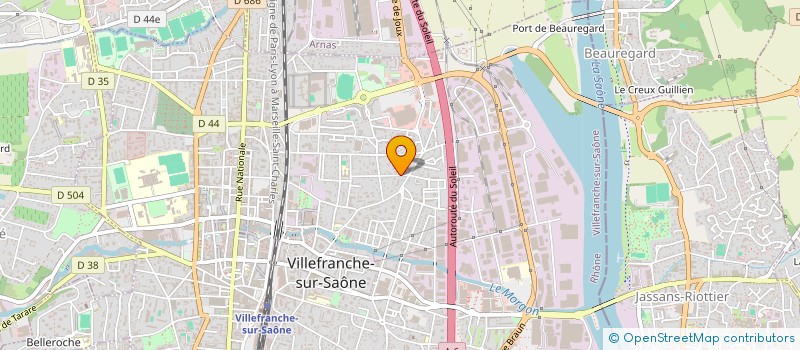 localisation de l'entreprise MONSIEUR NIHAT KANPALTA  VILLEFRANCHE-SUR-SAONE