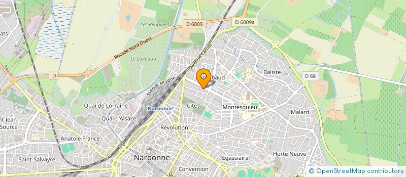 localisation de l'entreprise MONSIEUR NIHAT KAPLAN  NARBONNE