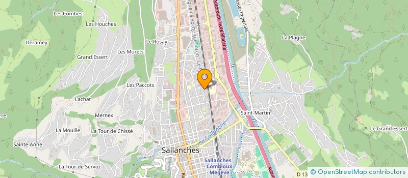 localisation de l'entreprise MONSIEUR NIHAT KIZILCELIK  SALLANCHES