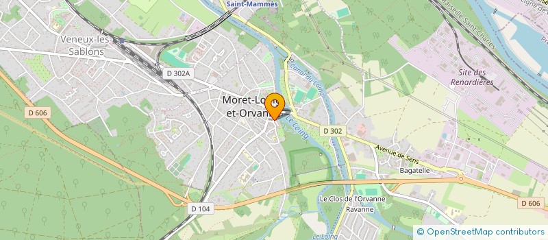 localisation de l'entreprise MONSIEUR NIHAT YILDIRIM  MORET-LOING-ET-ORVANNE