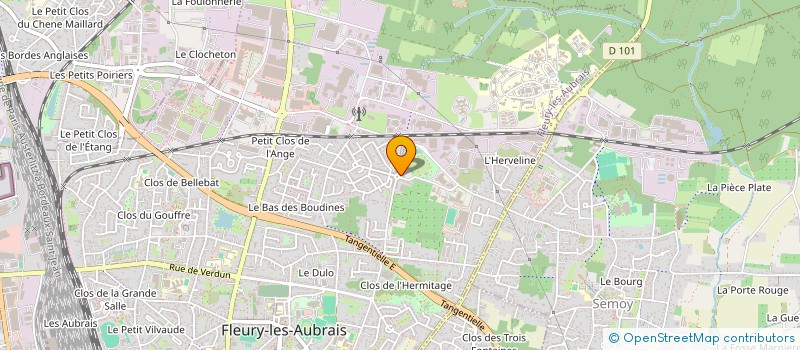 localisation de l'entreprise MONSIEUR NII ANANI à FLEURY-LES-AUBRAIS