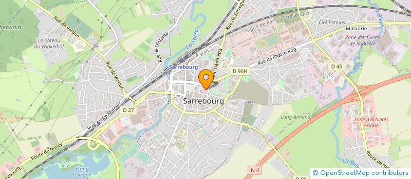 localisation de l'entreprise MONSIEUR NIJAZ DOKARA à SARREBOURG