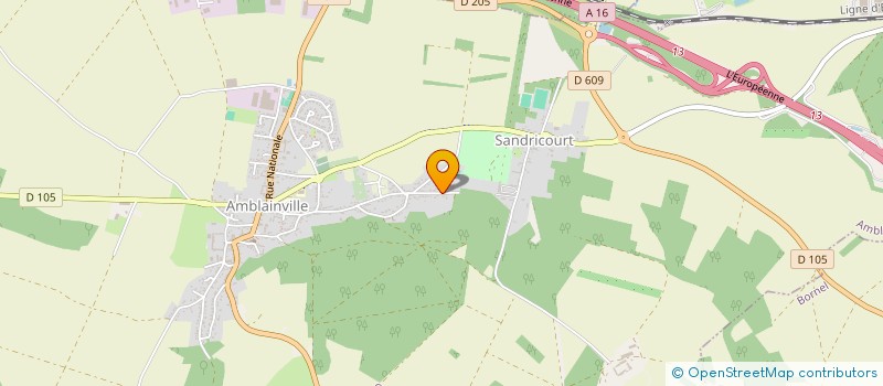 localisation de l'entreprise MONSIEUR NIJOLE SONMEZ  AMBLAINVILLE