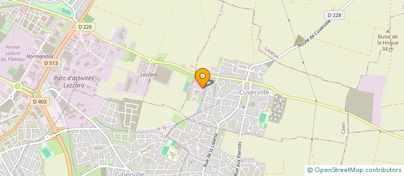 localisation de l'entreprise MONSIEUR NIKA GVICHIANI  CUVERVILLE