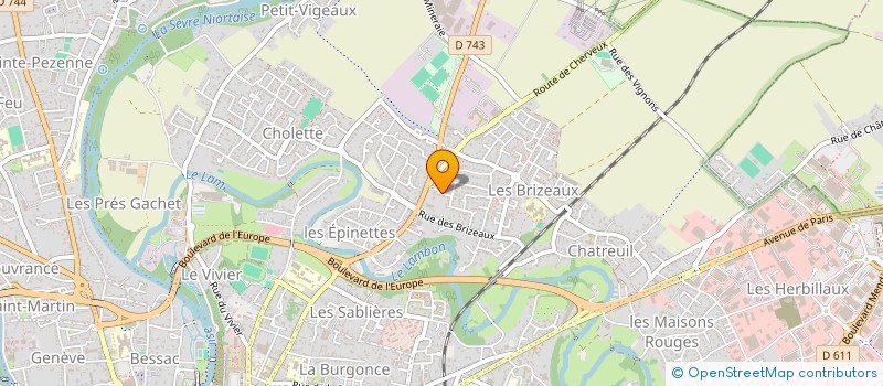 localisation de l'entreprise MONSIEUR NIKA MAKALATIA  NIORT