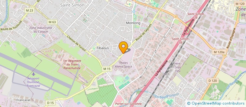 localisation de l'entreprise MONSIEUR NIKA ODISHARIA  TOULOUSE