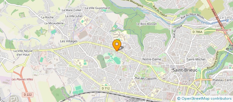 localisation de l'entreprise MONSIEUR NIKE MUKISI KUYU à SAINT-BRIEUC