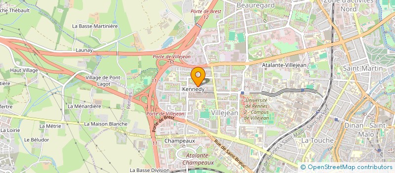 localisation de l'entreprise MONSIEUR NIKEZE SANT-ANNA  RENNES