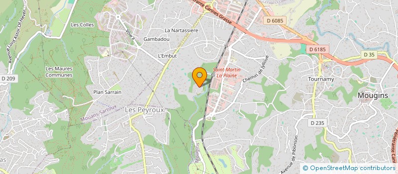 localisation de l'entreprise MONSIEUR NIKI DUBOIS à MOUGINS