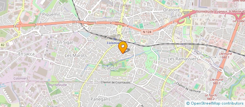 localisation de l'entreprise MONSIEUR NIKIFOROS COUVARAS à COLOMIERS
