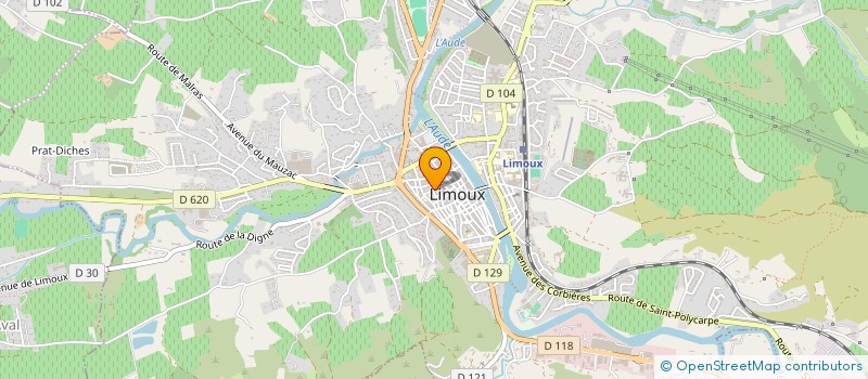 localisation de l'entreprise MONSIEUR NIKITA ABRAMOV  LIMOUX