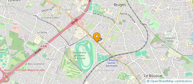 localisation de l'entreprise MONSIEUR NIKITA BABAEV  LE BOUSCAT