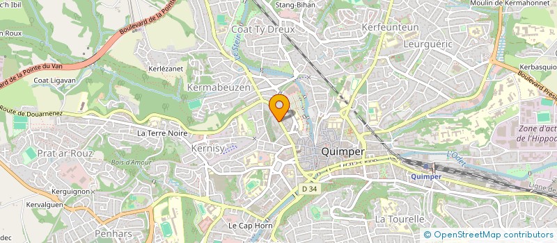 localisation de l'entreprise MONSIEUR NIKITA LE GALLOU à QUIMPER