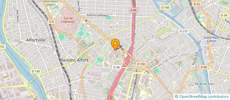 localisation de l'entreprise MONSIEUR NIKITA LOUKACHEV  MAISONS-ALFORT