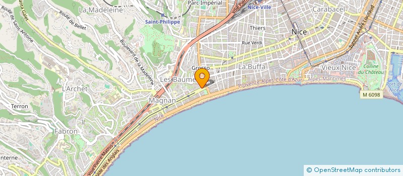 localisation de l'entreprise MONSIEUR NIKITA MIKHAYLOV à NICE