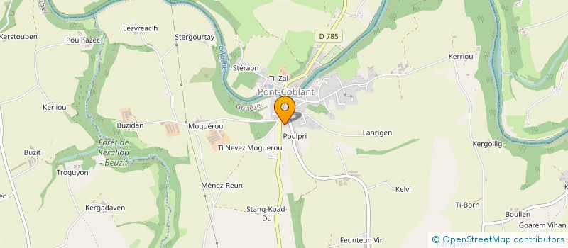 localisation de l'entreprise MONSIEUR NIKITA PANKEVICH  GOUEZEC