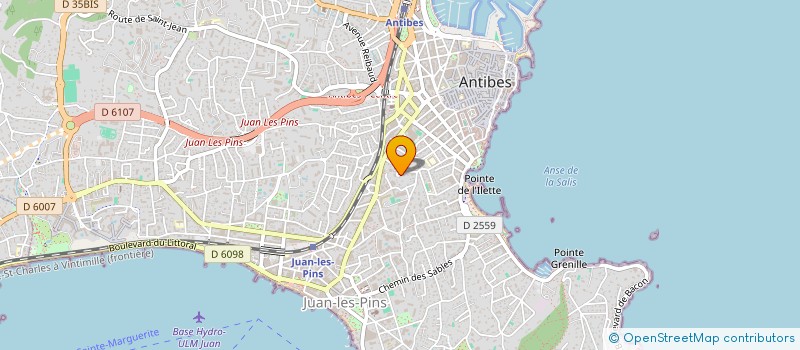 localisation de l'entreprise MONSIEUR NIKITA PETROVSKIS à ANTIBES