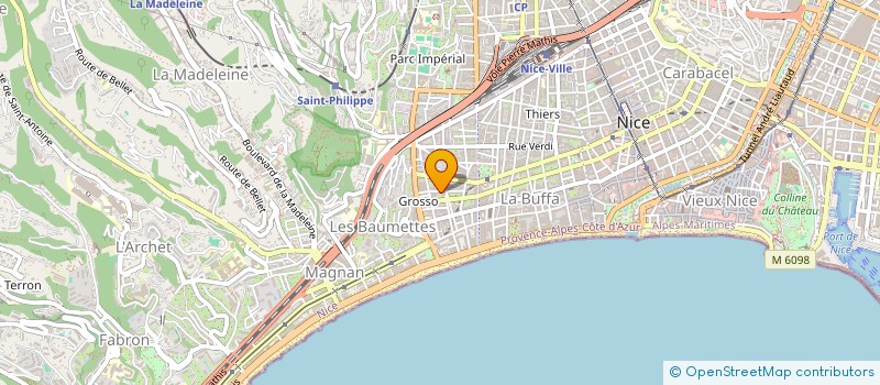 localisation de l'entreprise MONSIEUR NIKITA PRONSKIS  NICE