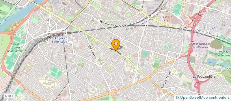 localisation de l'entreprise MONSIEUR NIKITATEST RUGAINISTEST  ANGERS