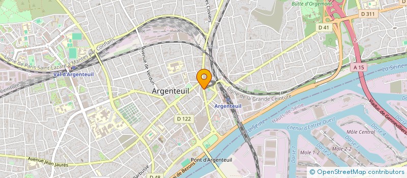 localisation de l'entreprise MONSIEUR NIKMAL SAFI  ARGENTEUIL