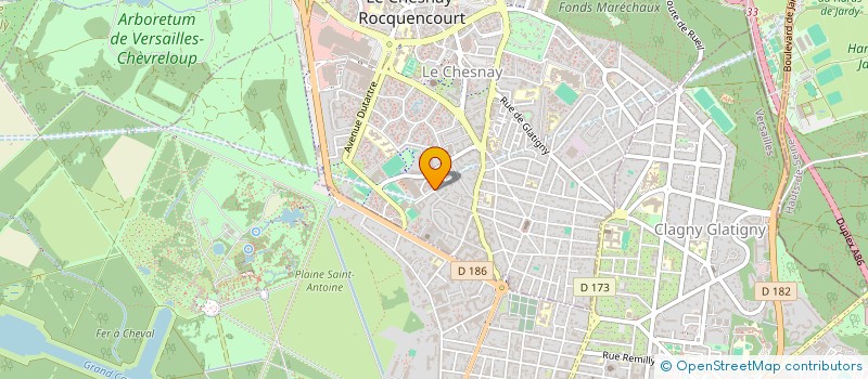 localisation de l'entreprise MONSIEUR NIKMAL SAFI  LE CHESNAY-ROCQUENCOURT