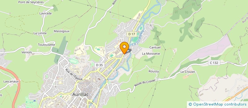 localisation de l'entreprise MONSIEUR NIKO XHAFERAJ à AURILLAC