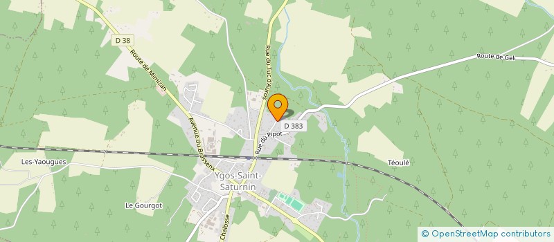 localisation de l'entreprise MONSIEUR NIKODEM GIMENEZ  BIDART