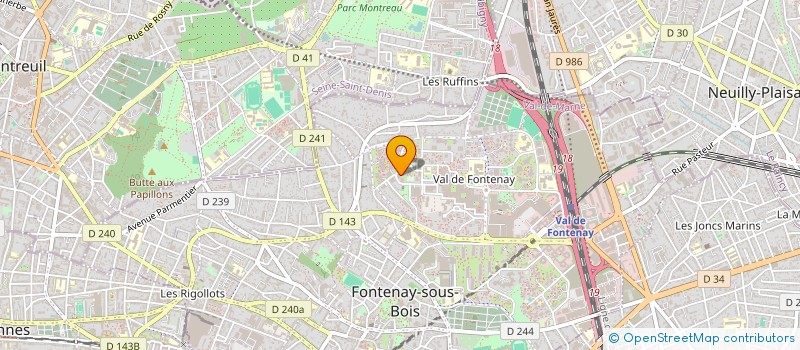 localisation de l'entreprise MONSIEUR NIKODEM RAUTSZKO PANZ à FONTENAY-SOUS-BOIS