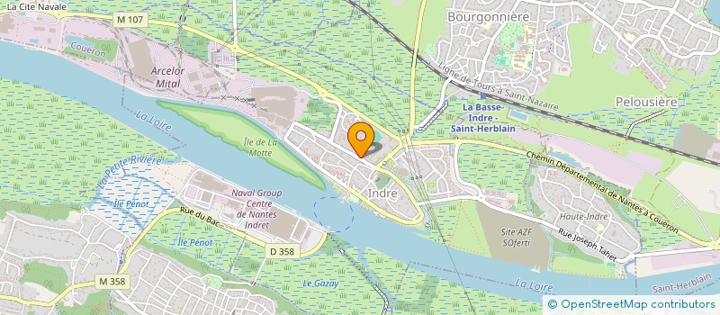 localisation de l'entreprise MONSIEUR NIKOLA BRANKOVIC  INDRE