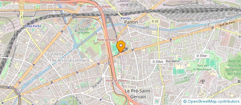 localisation de l'entreprise MONSIEUR NIKOLA KRPINA  PANTIN