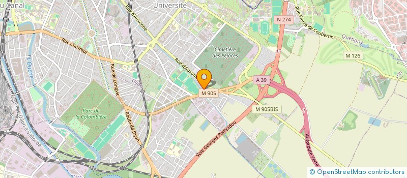localisation de l'entreprise MONSIEUR NIKOLA RANKOVIC à DIJON