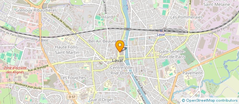 localisation de l'entreprise MONSIEUR NIKOLA SKRABONJA à LAVAL