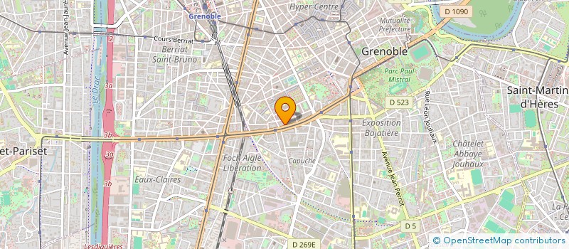 localisation de l'entreprise MONSIEUR NIKOLA SLADIC  GRENOBLE