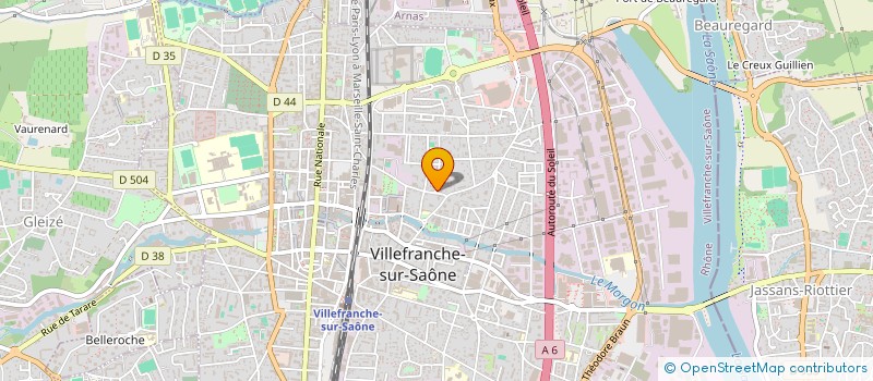 localisation de l'entreprise MONSIEUR NIKOLA VESKOWSKY à VILLEFRANCHE-SUR-SAONE
