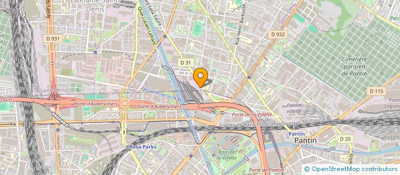 localisation de l'entreprise MONSIEUR NIKOLAI BEICU  AUBERVILLIERS