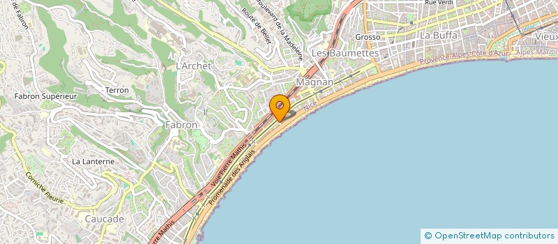 localisation de l'entreprise MONSIEUR NIKOLAI PETROV  NICE