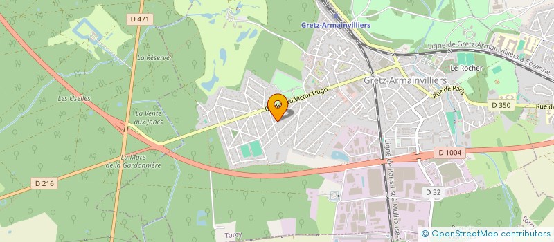 localisation de l'entreprise MONSIEUR NIKOLAJS BONDARENKO  GRETZ-ARMAINVILLIERS