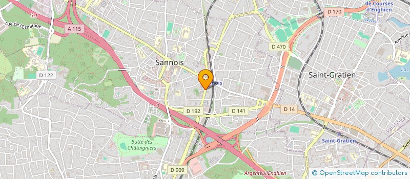 localisation de l'entreprise MONSIEUR NIKOLAY DENKOV  SANNOIS