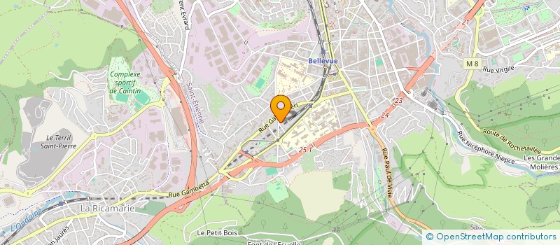 localisation de l'entreprise MONSIEUR NIKOLIN PRENGA  SAINT-ETIENNE