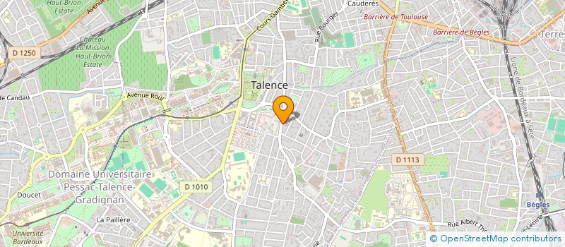 localisation de l'entreprise MONSIEUR NIKOLOZ CHARGEISHVILI  TALENCE