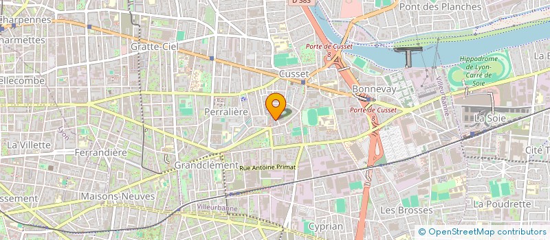 localisation de l'entreprise MONSIEUR NIKOLOZ KOURATACHVILI  VILLEURBANNE