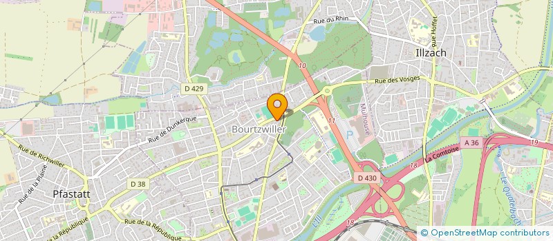 localisation de l'entreprise MONSIEUR NIKZAD HASHEMI  MULHOUSE