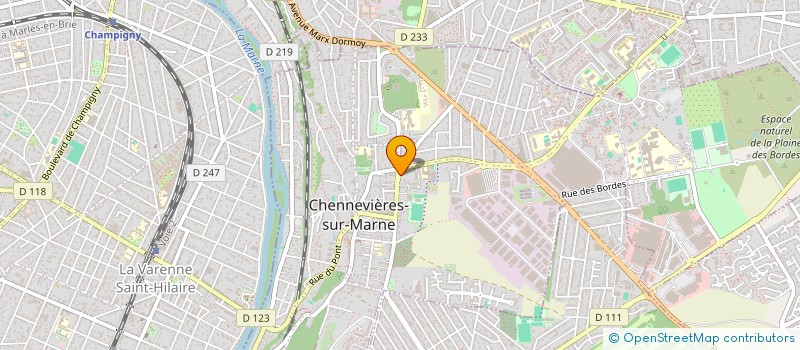 localisation de l'entreprise MONSIEUR NIL BASTIDA à CHENNEVIERES-SUR-MARNE
