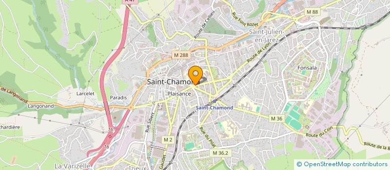 localisation de l'entreprise MONSIEUR NIL GROUSSON à SAINT-CHAMOND