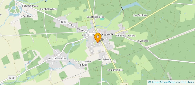 localisation de l'entreprise MONSIEUR NILDO PIERRE  CLERE-LES-PINS