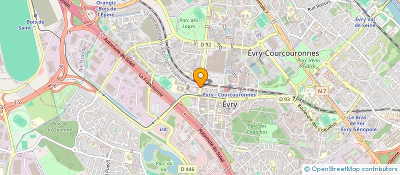 localisation de l'entreprise MONSIEUR NILLY ALBERI à EVRY-COURCOURONNES