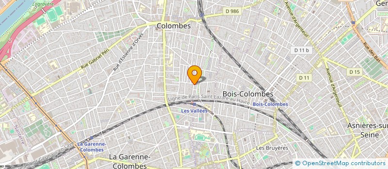localisation de l'entreprise MONSIEUR NILO ALEIXO HUBIER à COLOMBES