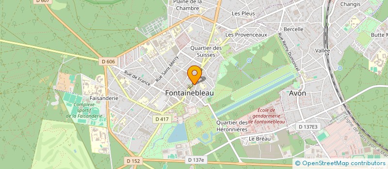 localisation de l'entreprise MONSIEUR NILO SPAGGIARI  FONTAINEBLEAU