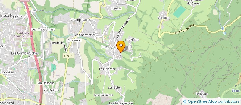 localisation de l'entreprise MONSIEUR NILS ALLEGRE  PUGNY-CHATENOD